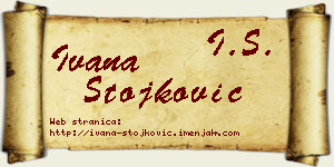 Ivana Stojković vizit kartica